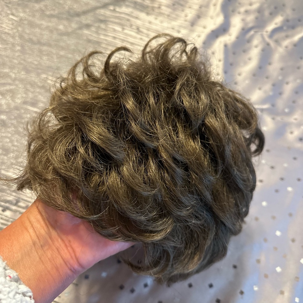 Curly Brown Short Wig